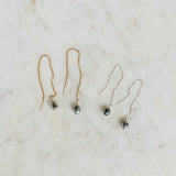Tahitian Pearl Threader Earrings