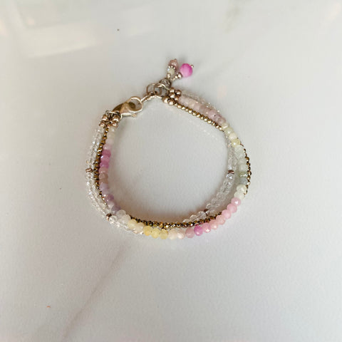 Pastel Sapphire & Topaz Bracelet