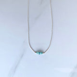 Emerald Gemstone Bead Necklace