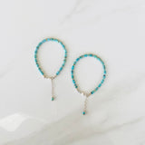 Turquoise Heishi Beaded Bracele