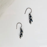Blue Sapphire Dangle Earrings