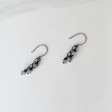Blue Sapphire Dangle Earrings