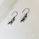 Blue Sapphire Dangle Earrings