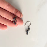 Blue Sapphire Dangle Earrings