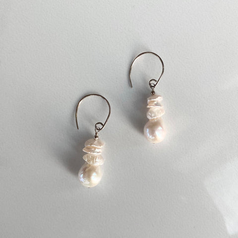 Pearl Stack Earrings