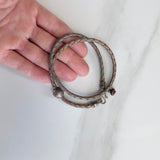 Men’s Bola Leather Wrap with Om Bead