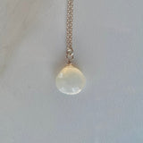 Moonstone Pendant & Chain Necklace