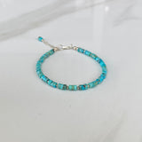 Turquoise Heishi Beaded Bracele