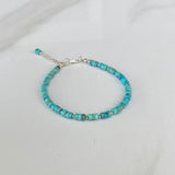 Turquoise Heishi Beaded Bracele
