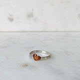 Rose Heart Ring Stack