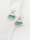 Turquoise Gemscape Earrings