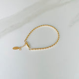 Gold Bead Bracelet