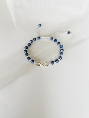 Eternity Sapphire Adjustable Bracelet