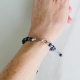 Eternity Sapphire Adjustable Bracelet