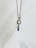 Sapphire Lariat Necklace