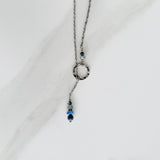 Sapphire Lariat Necklace