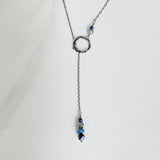 Sapphire Lariat Necklace
