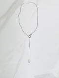 Sapphire Lariat Necklace