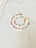 Mixed Gemstone & Pearl Necklace
