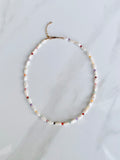 Keshi Pearl and Gemstone Necklace