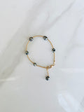 Tahitian Keshi Pearl and Gold Bracelet