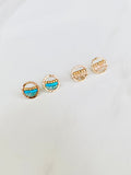 Gemscape Stud Earrings