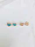Gemscape Stud Earrings