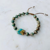 Peruvian Opal Adjustable Bracelet