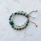 Peruvian Opal Adjustable Bracelet