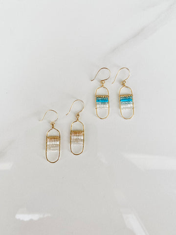 Gemscape Oval Dangle Earrings