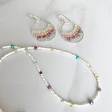 Ruby & Opal Gemscape Earrings