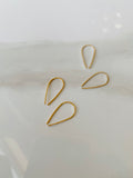 Wishbone Hoop Earrings