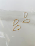 Wishbone Hoop Earrings