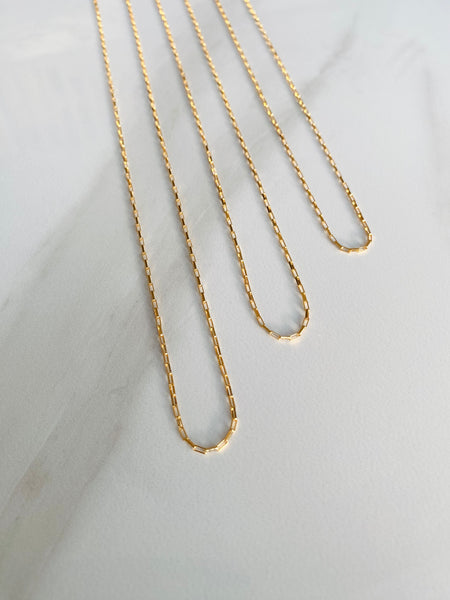Long Box Link Necklace – Made Ya Wanna Accessorize