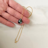 Tahitian Pearl and Gold Necklace
