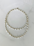 Pearl & Pyrite Beaded Necklace