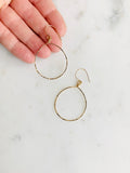 Gold or Silver Hoop Earrings
