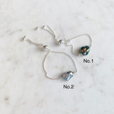 Tahitian Keshi Pearl Silver Adjustable Bracelet