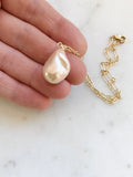 Champagne Baroque Pearl Necklace