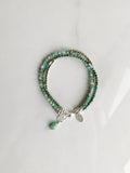 Emerald & Turquoise Bracelet