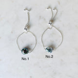 Tahitian Keshi Pearl Silver Adjustable Bracelet