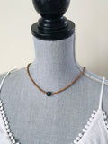 Tahitian Pearl & Sandalwood Necklace