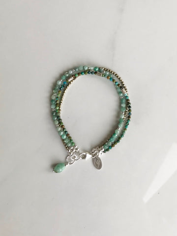 Emerald & Turquoise Bracelet