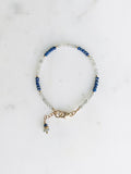 Lapis & Labradorite Gold Bracelet