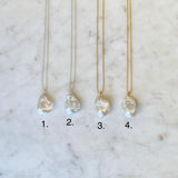 Large Baroque Pearl Necklace (21mm x 17mm)