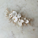 Orchid & Crystals Hairpiece