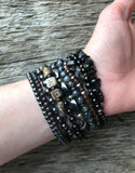 Erica Bracelet in Black Gemstones