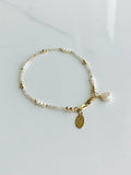 Pearl & Quartz Dainty Bracelet
