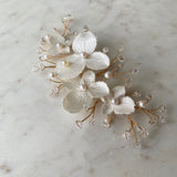 Orchid & Crystals Hairpiece