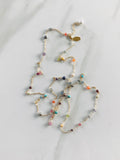 Multi Gemstone & Gold Sunshine Necklace